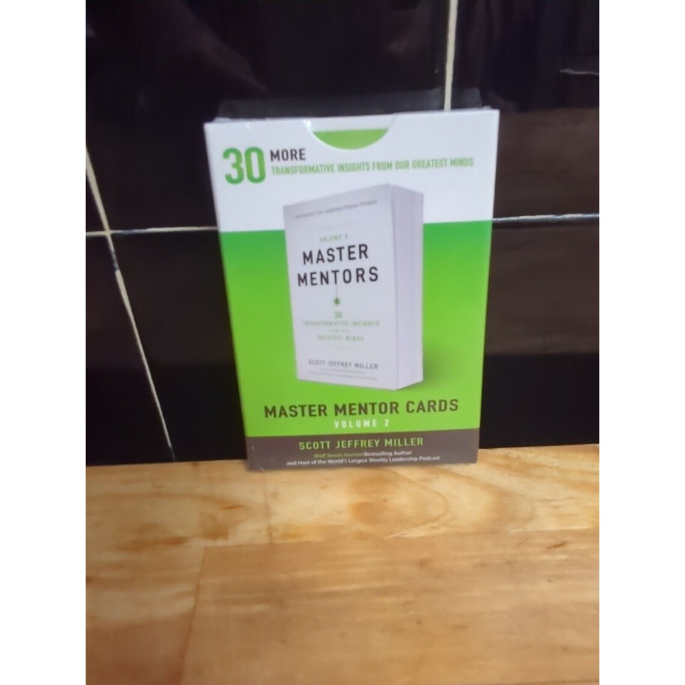 Master Mentor Cards Vol 2 from Master Mentor Books by Scott Jeffrey Miller NWT